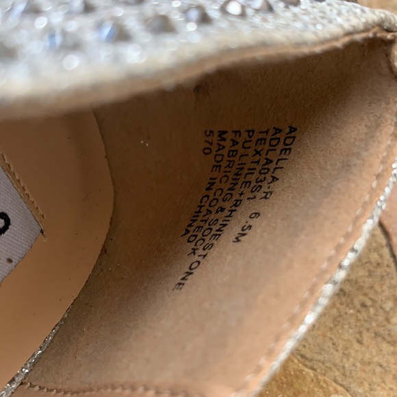 Steve Madden heels silver rhinestone style Adella size 6.5 - Picture 7 of 7